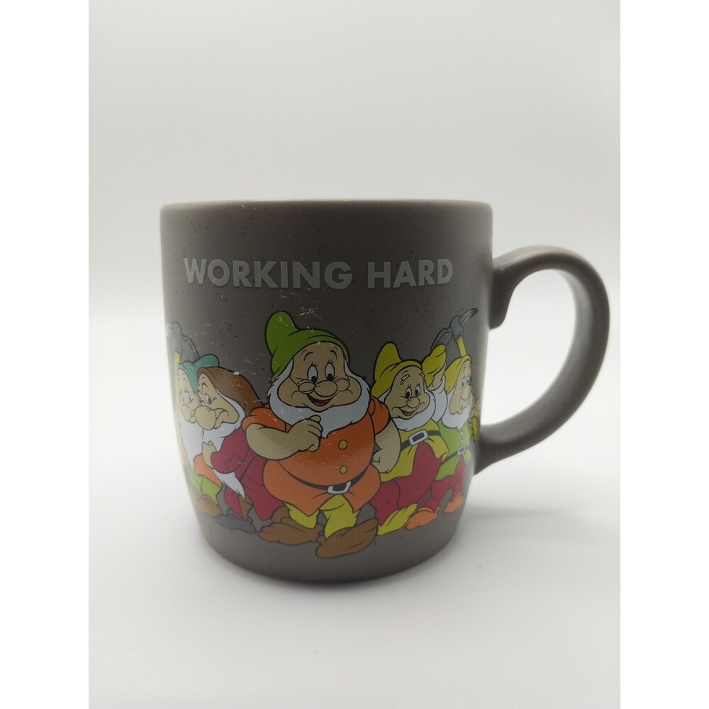 Disney Seven Dwarfs Working Hard/Hardly Working 15oz Stoneware Mug